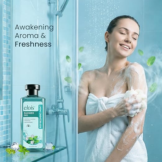 Elois Cooling Body Wash with Refreshing Mint & Glycerin for Deep Cleansing, Fresh & Soft Skin for Women & Men | 300ml - Image 4