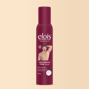 Elois Hair Removal Foam Spray for Men with Papaya Extract 200ml (Pack of 1 & 2)
